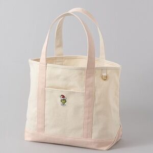 AE Pink Trim Canvas Grinch Tote NWT